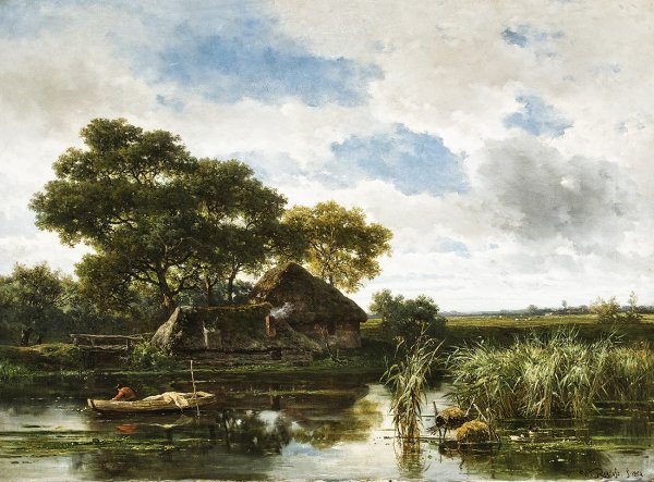 Жан Виктор Бертен пейзажи