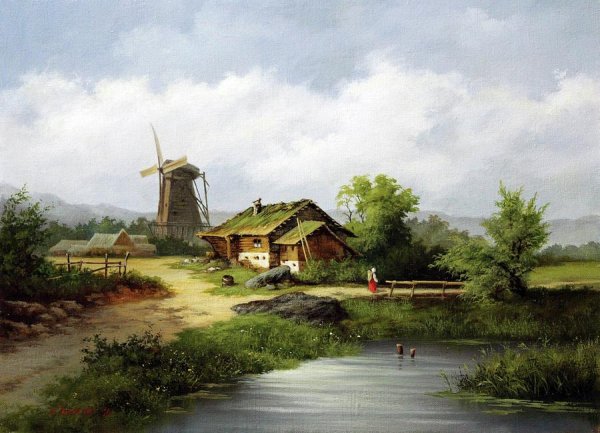 Франсуа Буше мельница в Шератоне