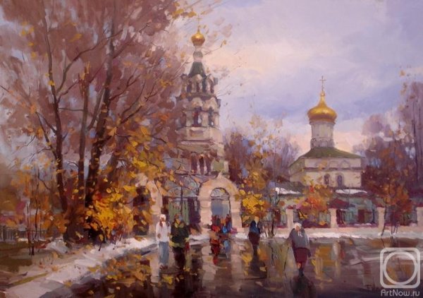 Картина маслом живопись храм Муром