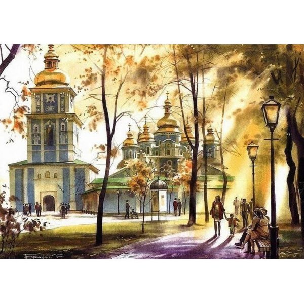 Сергей Брандт художник акварель