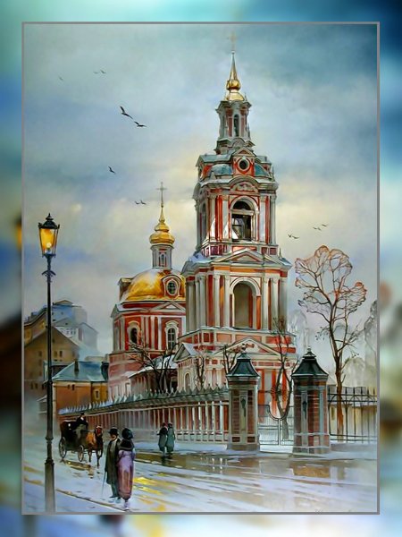 Тверь картины тверских художников изображение церквей