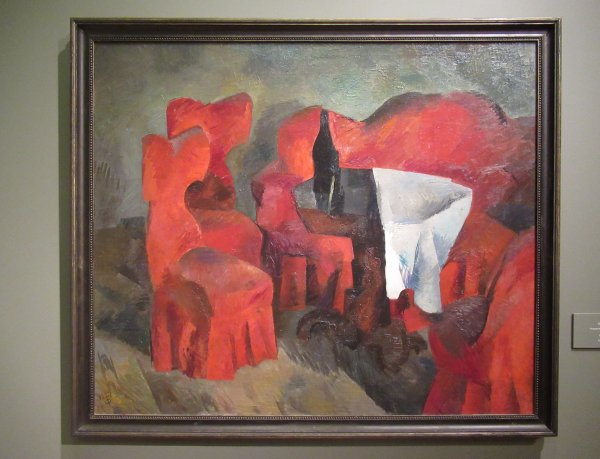 Роберт Фальк красная мебель