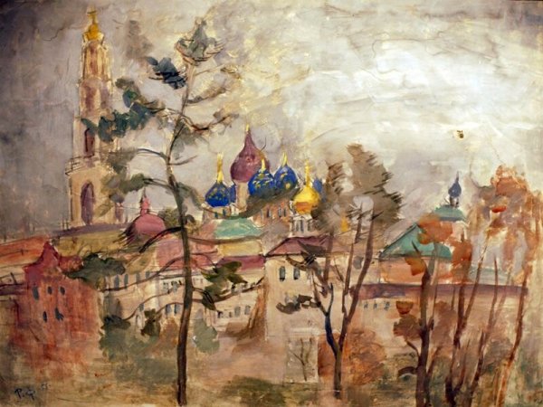 Роберт Фальк вид на Москву реку и Кремль