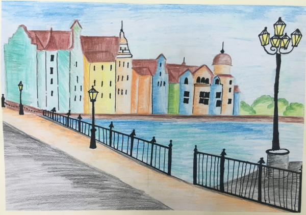 Городской пейзаж для детей