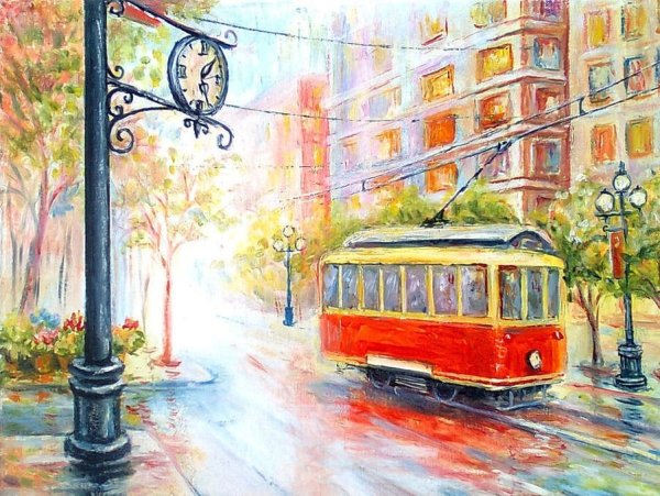 Городской пейзаж детский