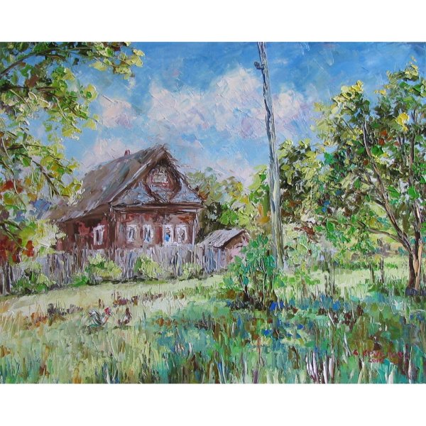 Епишин художник деревенский пейзаж