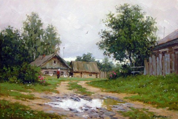 Александр Александровский художник летние картины