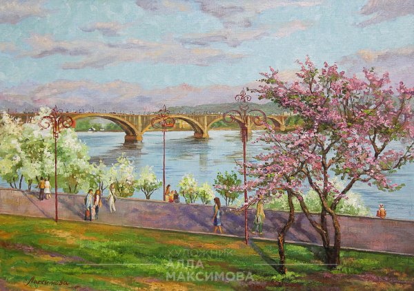 Пейзажи Красноярска живопись