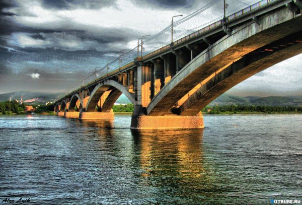 Красноярск коммунальный мост картины