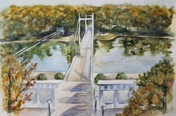 Пейзаж города Оренбурга