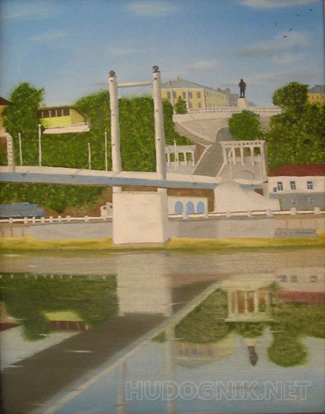 Оренбург картина набережная