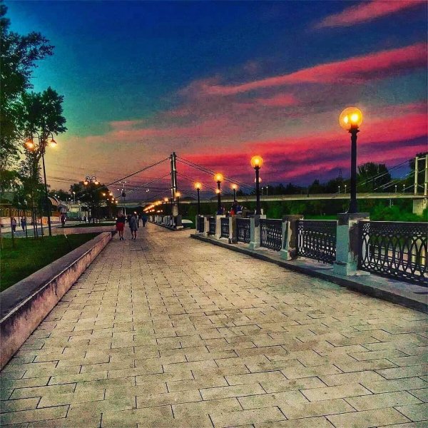 Набережная Урала Оренбург