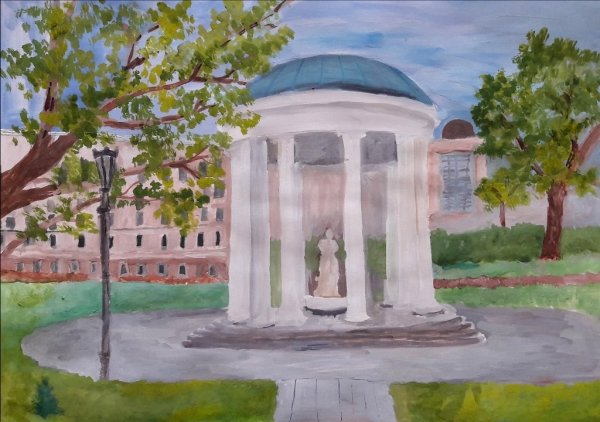 Ротонда Оренбург рисунок