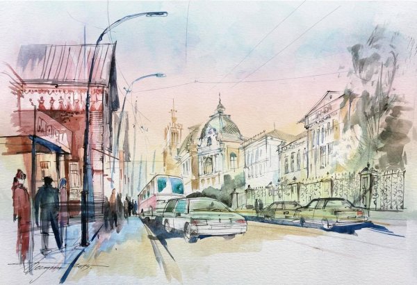 Олег Беседин Графика, акварель