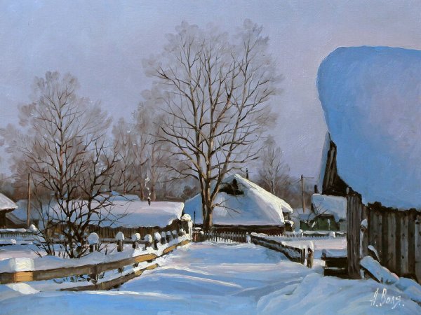 Живопись Воля Александр Григорьевич зима