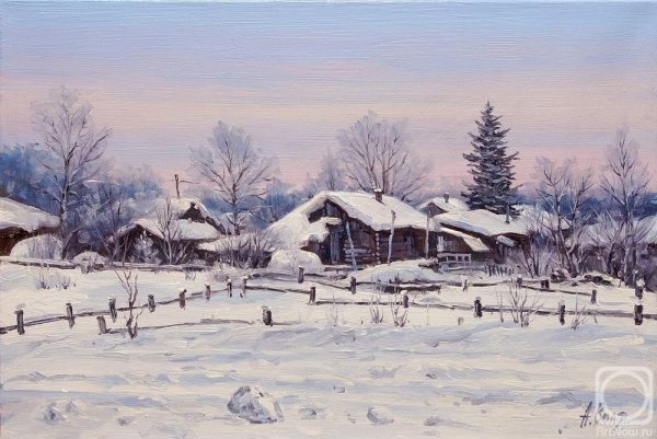 Художник Александр Воля зима