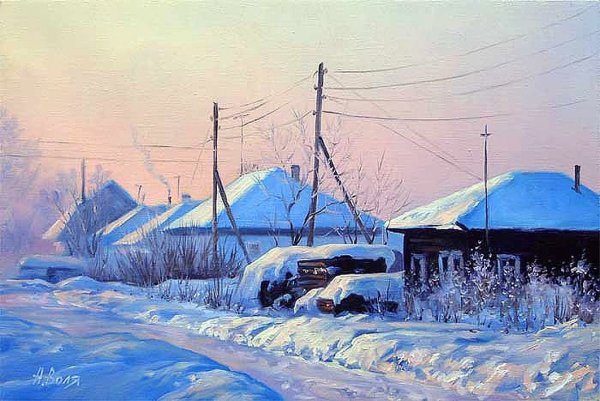 Художник Александр Гембель зима