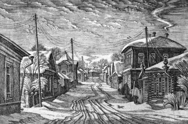 Станковая Графика офорт