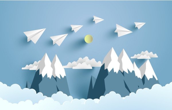 Горы из бумаги