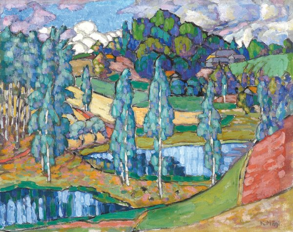 Эстонский художник Конрад Мяги