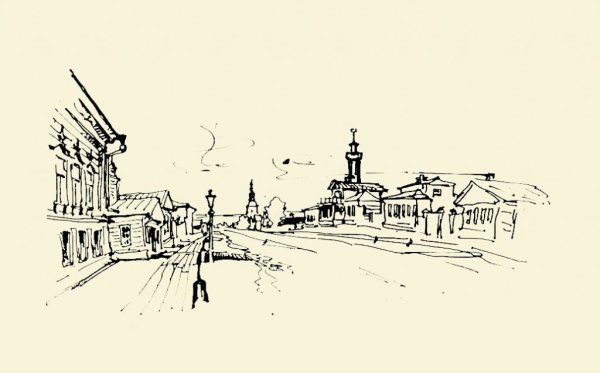 Симбирск Наброски