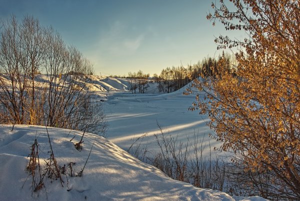 Зима в средней полосе