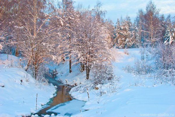 Зима в России