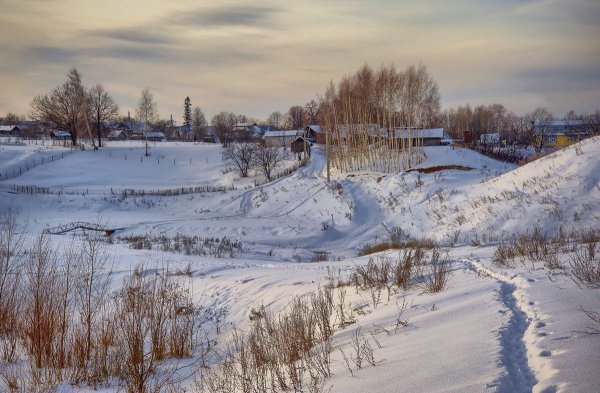 Зимние пейзажи средней полосы России
