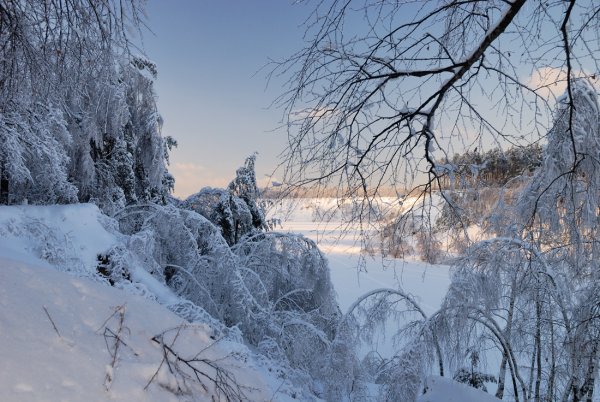 Зимняя деревня