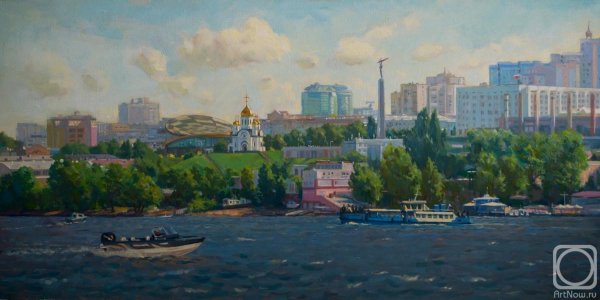 Волжские пейзажи Самары набережная