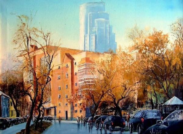 Самарские пейзажи картины Дмитрия Спироса