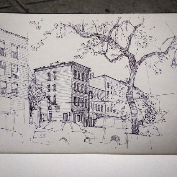 Зарисовки городских мотивов