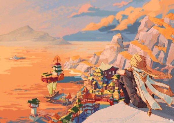 Пейзаж Геншина энкономия