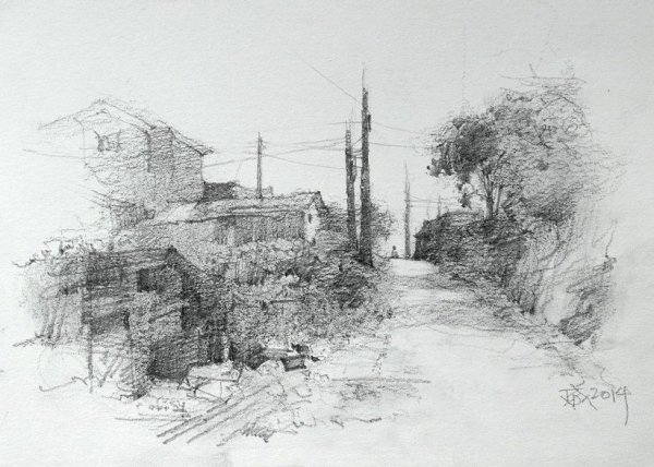 Город карандашом