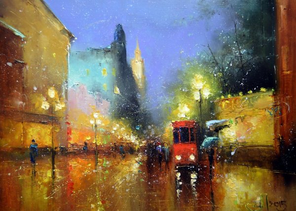 Медведев Игорь художник картины Москвы