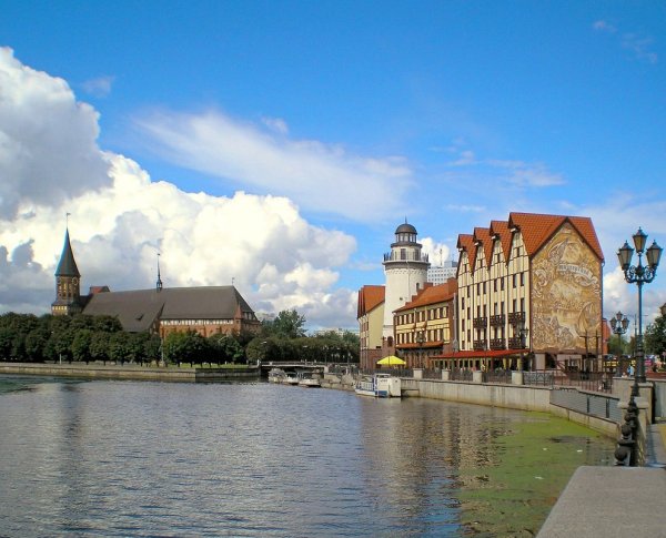 Калининград архитектура набережная