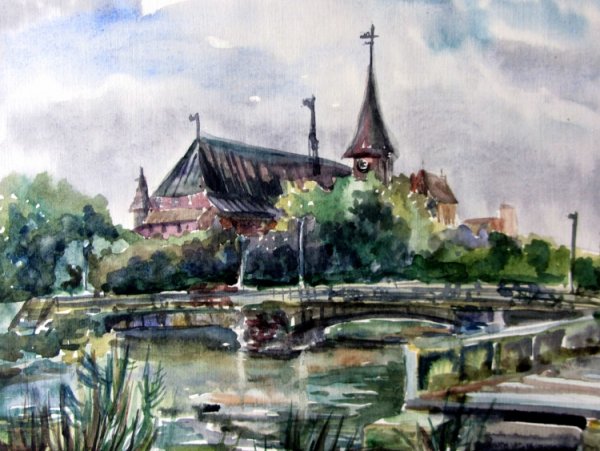 Дворец у озера в Калининграде