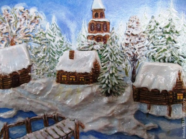 Пейзаж из соленого теста