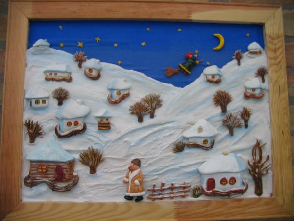 Панно на зимнюю тему