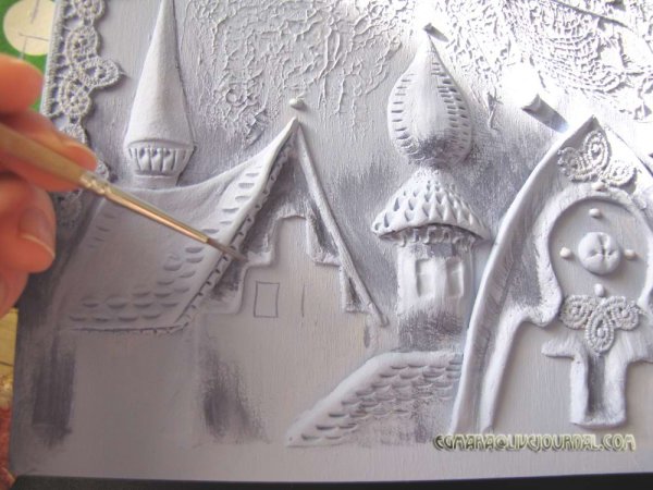 Композиция из соленого теста