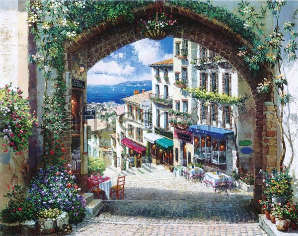 Корейский художник Sung Sam Park