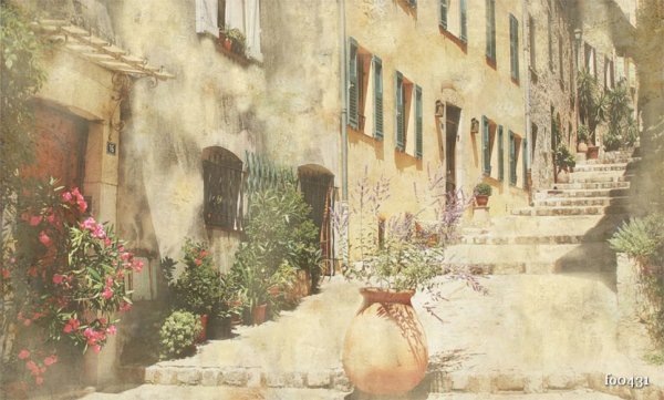 Фреска в бежевых тонах