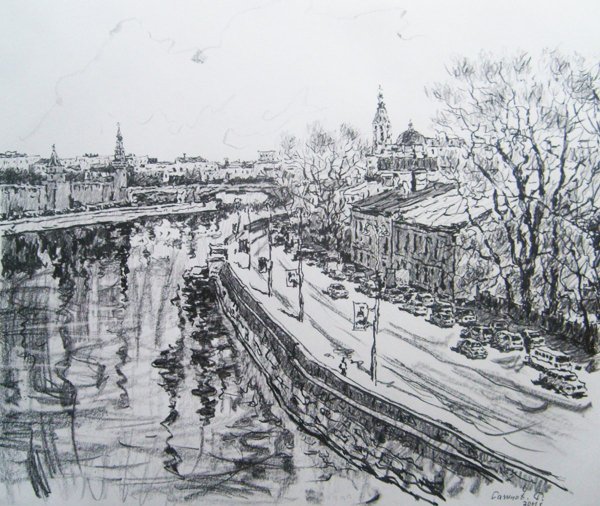 Наброски городского пейзажа