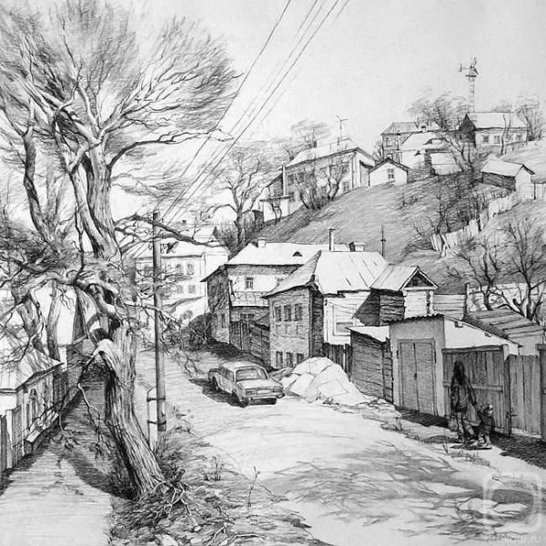 Сажнов Дмитрий художник-Графика карандашом