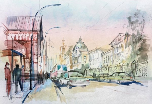 Олег Беседин Графика, акварель