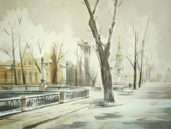 Michal Suffczynski акварель