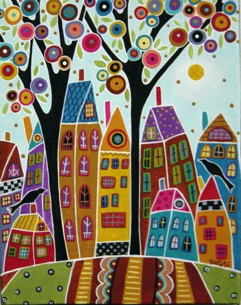 Тбилисские домики Давида Мартиашвили