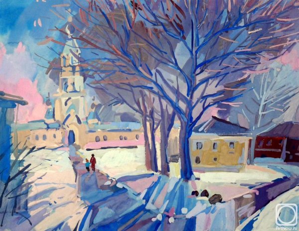 Декоративный городской пейзаж