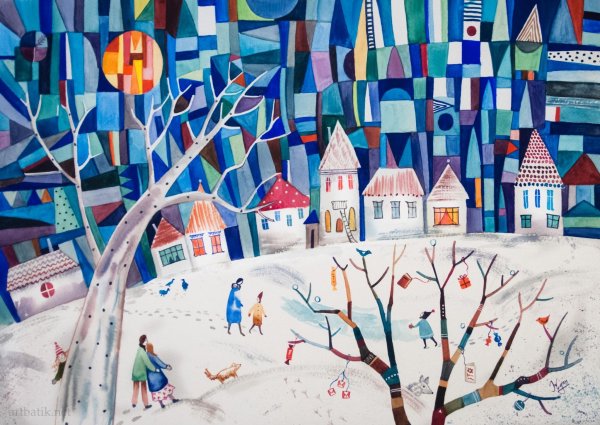 Елена МОФ батик