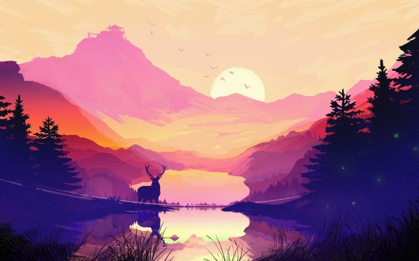 Пейзажи для срисовки